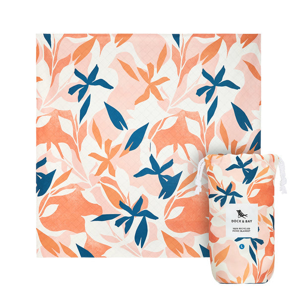 Beach/Picnic Blanket - Terracotta Tropics