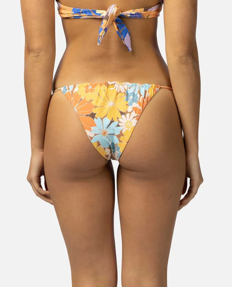 Sunrise Session Tie Side Skimpy Bottom - Dusty Orange