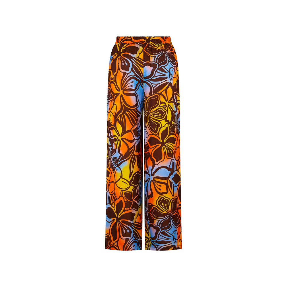 Drawstring Resort Pants - Frangipani Fizz
