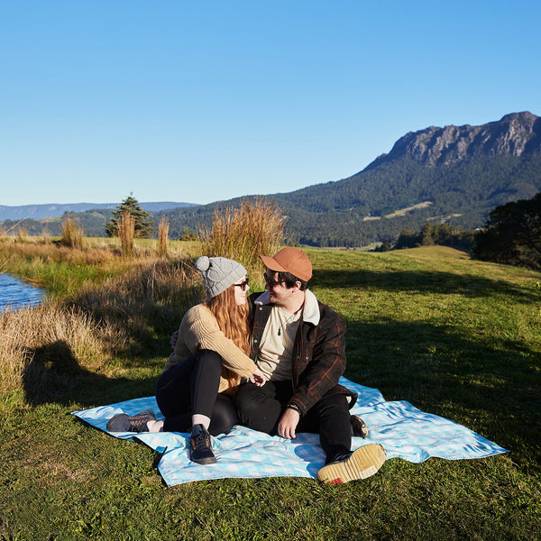 Beach/Picnic Blanket - Blueberry Pie