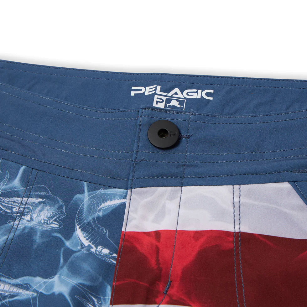 Moana Hybrid Shorts - Americamo - Smokey Blue