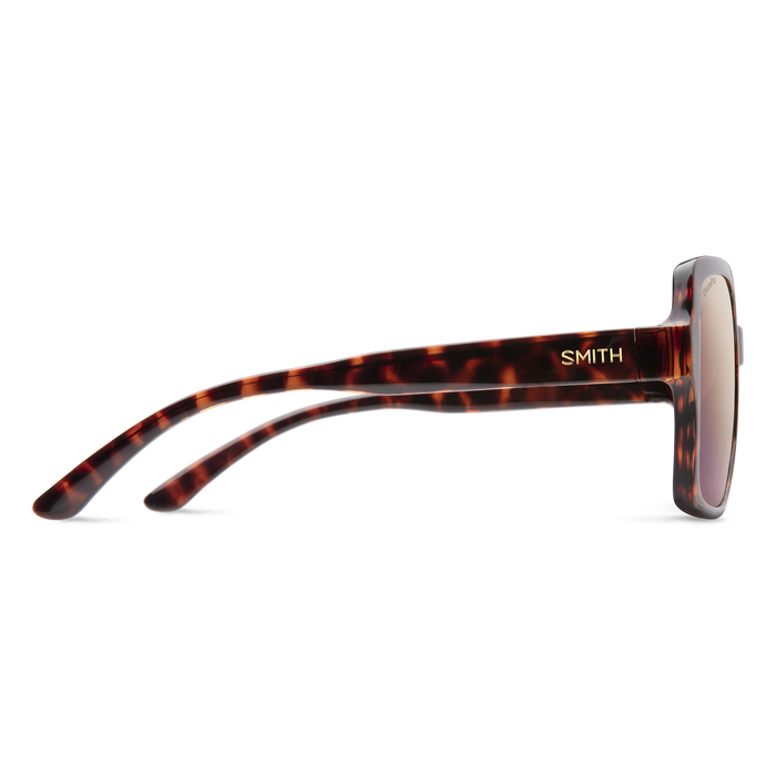 Flare Sunglasses - Tortoise/ChromaPop Polarized Rose Gold Mirror