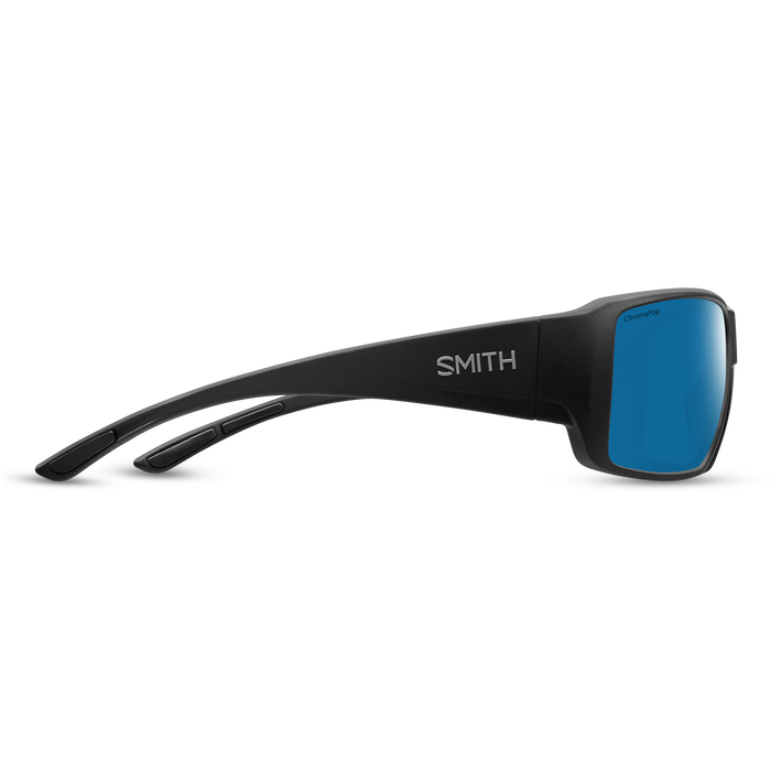 Guide's Choice XL Sunglasses - Matte Black/ChromaPop Polarized Glass Blue Mirror