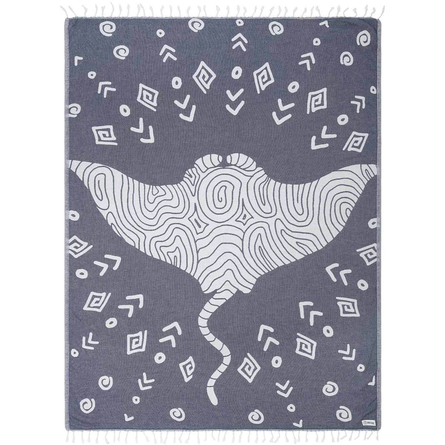 Large Turkish Towel - Mr. Ray (Navy)