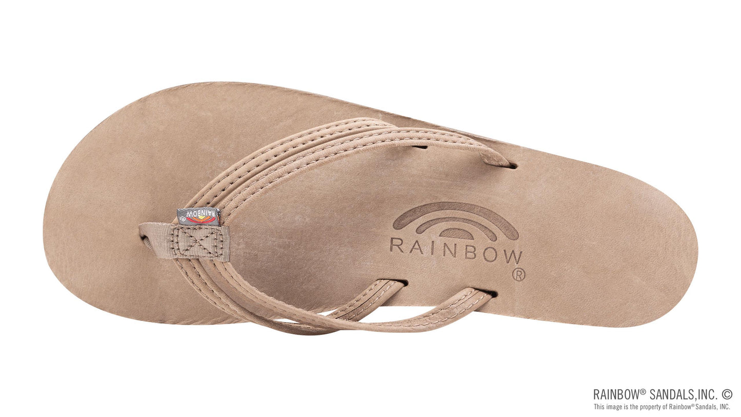 Sandpiper Luxury Leather Double Strap Sandals - Stone Grey