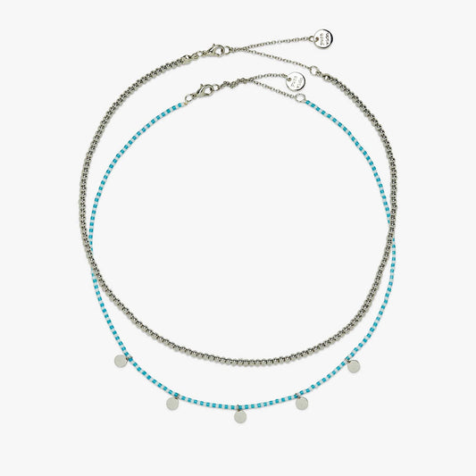 Necklace - Cabana Set - Silver