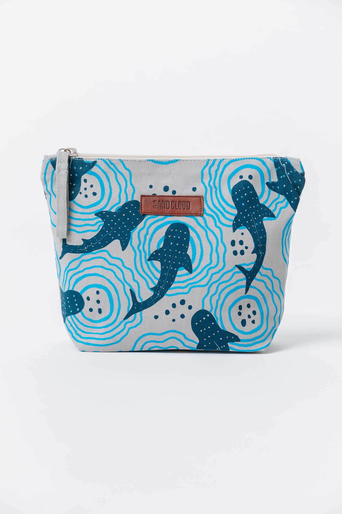 Zipper Pouch - Shark Ripples