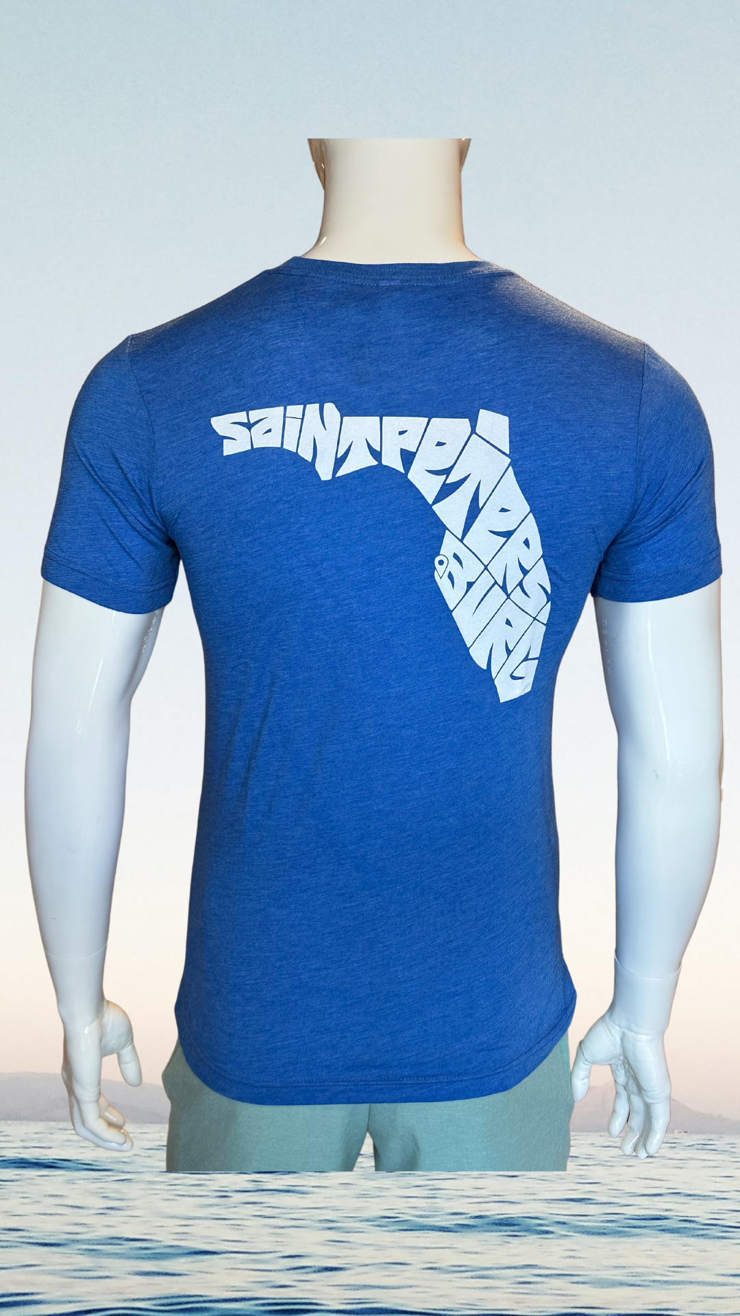 Short Sleeve T-Shirt - Royal Blue - GCSS White Saint Petersburg State