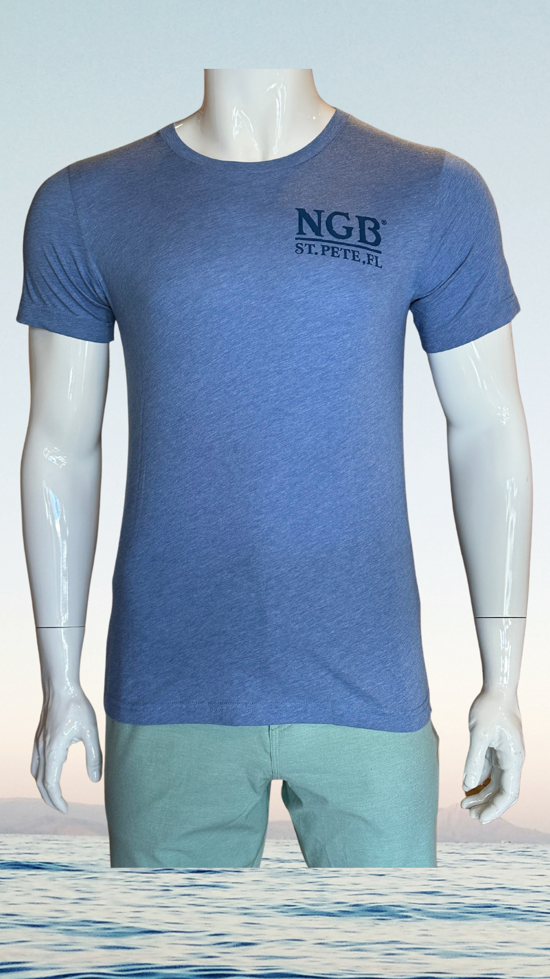 Short Sleeve T-Shirt - Blue - Blue Saint Petersburg State