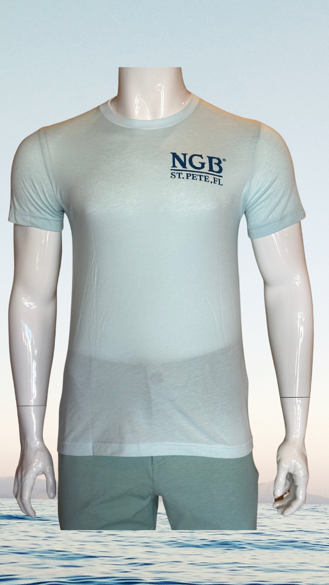 Short Sleeve T-Shirt - Ice Blue - Blue Saint Petersburg State