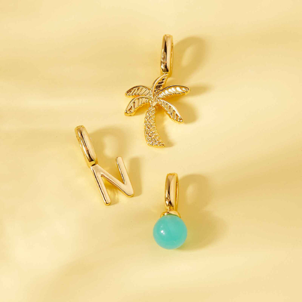 Harper Charm - Palm Tree (Gold)