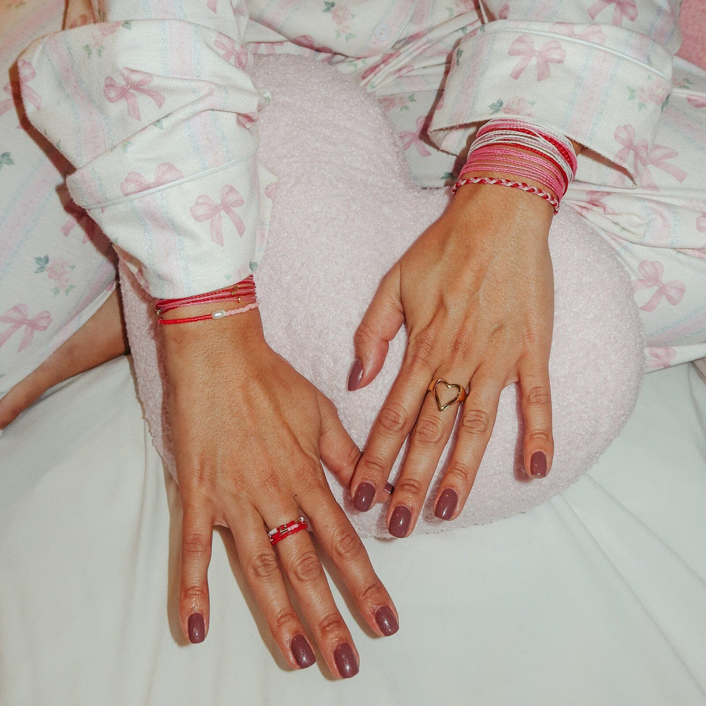 Charm Bracelet - Pearl Two-Tone