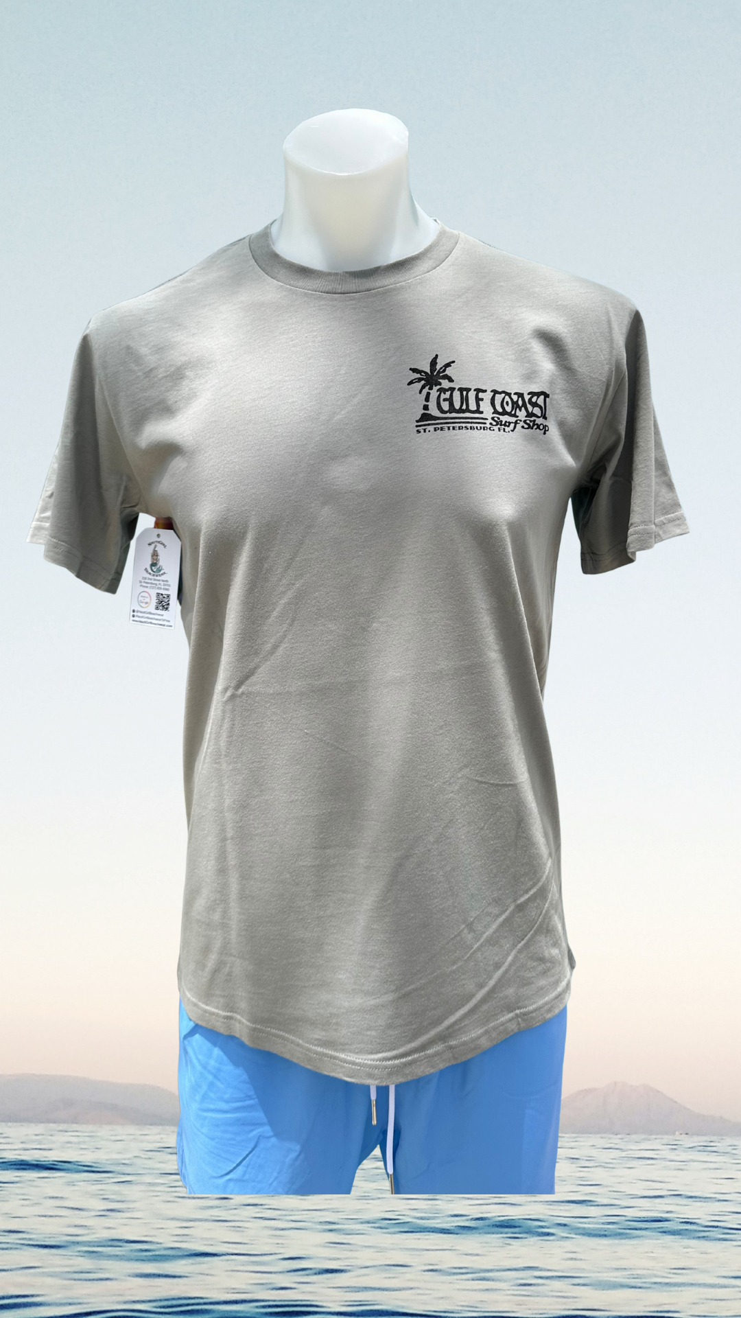 Longboard Classic Short Sleeve T-Shirt - Granite - Gulf Coast Surf Shop