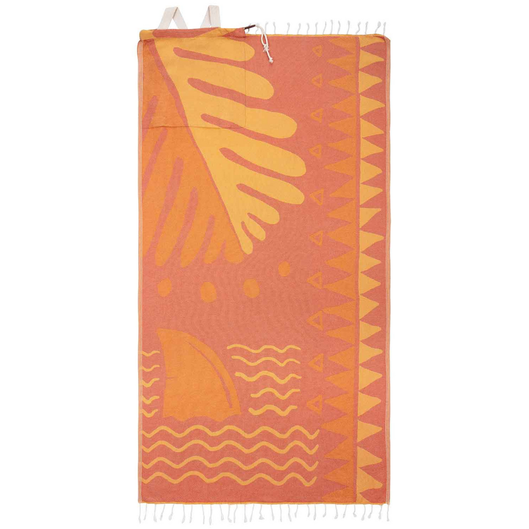 Turkish Towel Bag - Sixgill Shark (Sunflower)