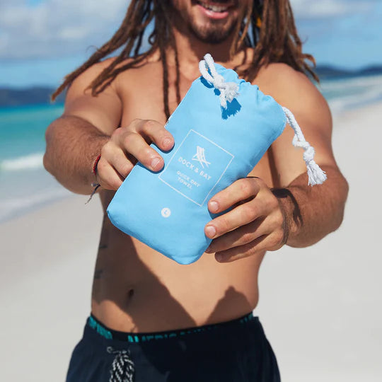 Quick-Dry Towel - Lagoon Blue