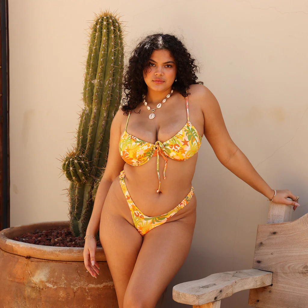Retro Y Thong Bottom - Jungle Dreamer