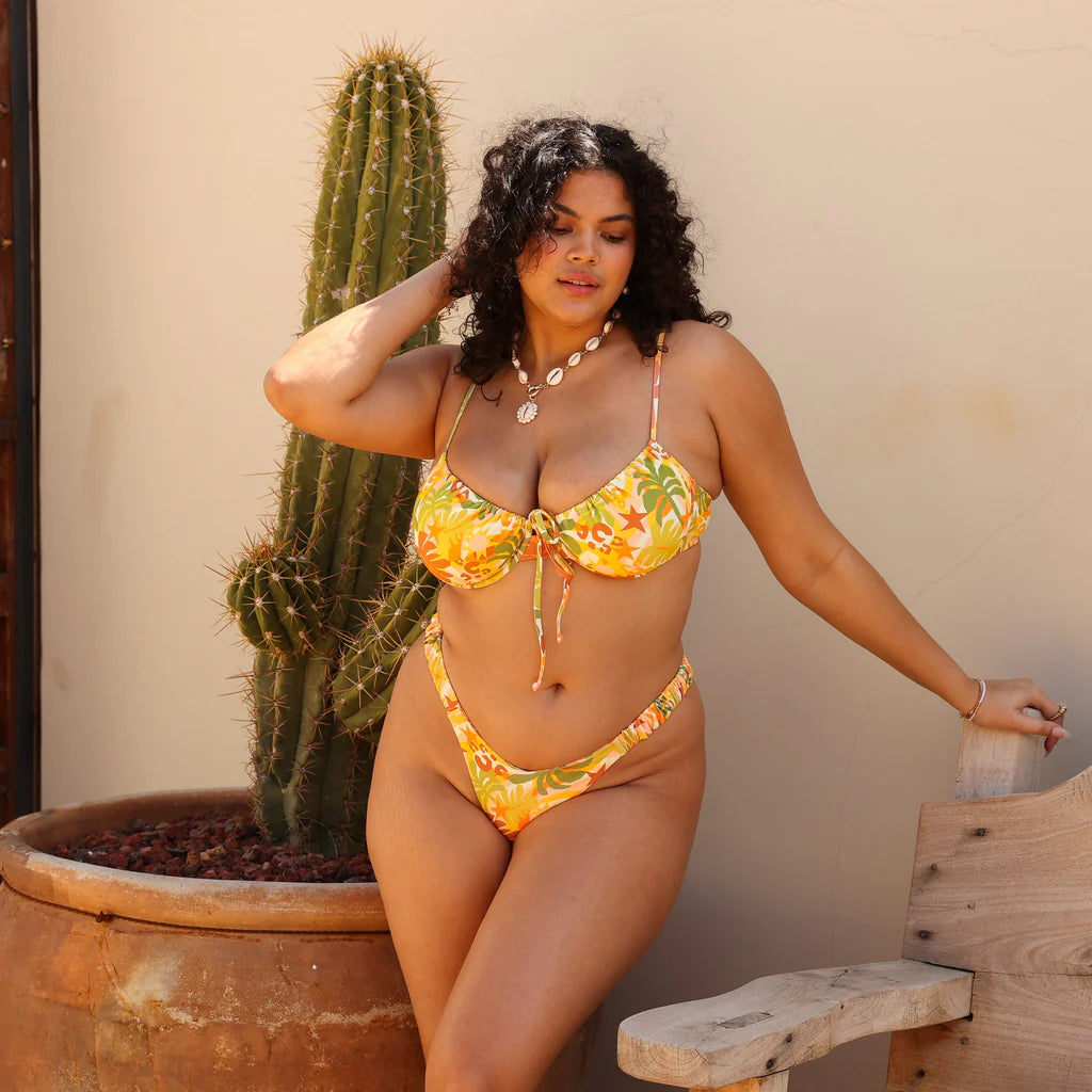 Retro Y Thong Bottom - Jungle Dreamer