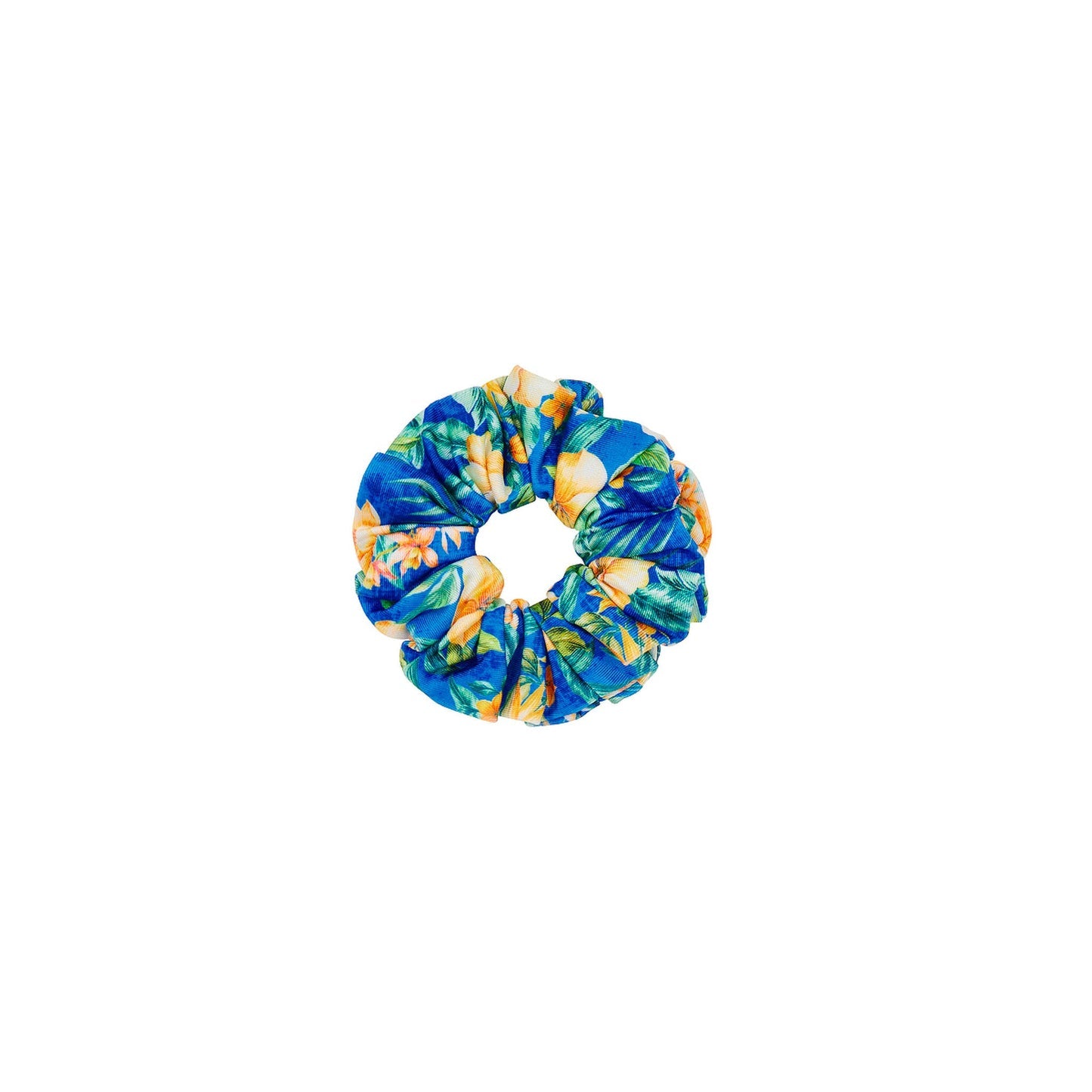 Hair Scrunchie - Tropez Tides Shimmer