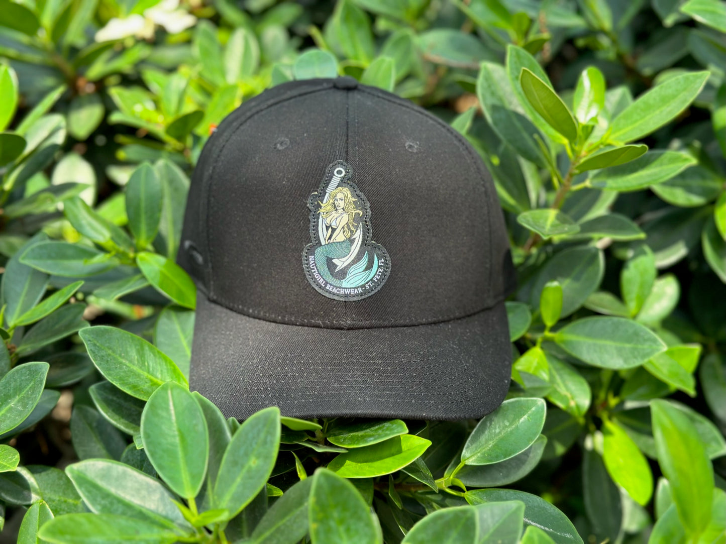 NGB Hat (Pukka) - Cotton Twill Snap Back - Black - Kaia Patch