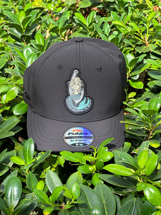 Stretch-Fit Tri-Tech Hat - Black - Kaia Patch