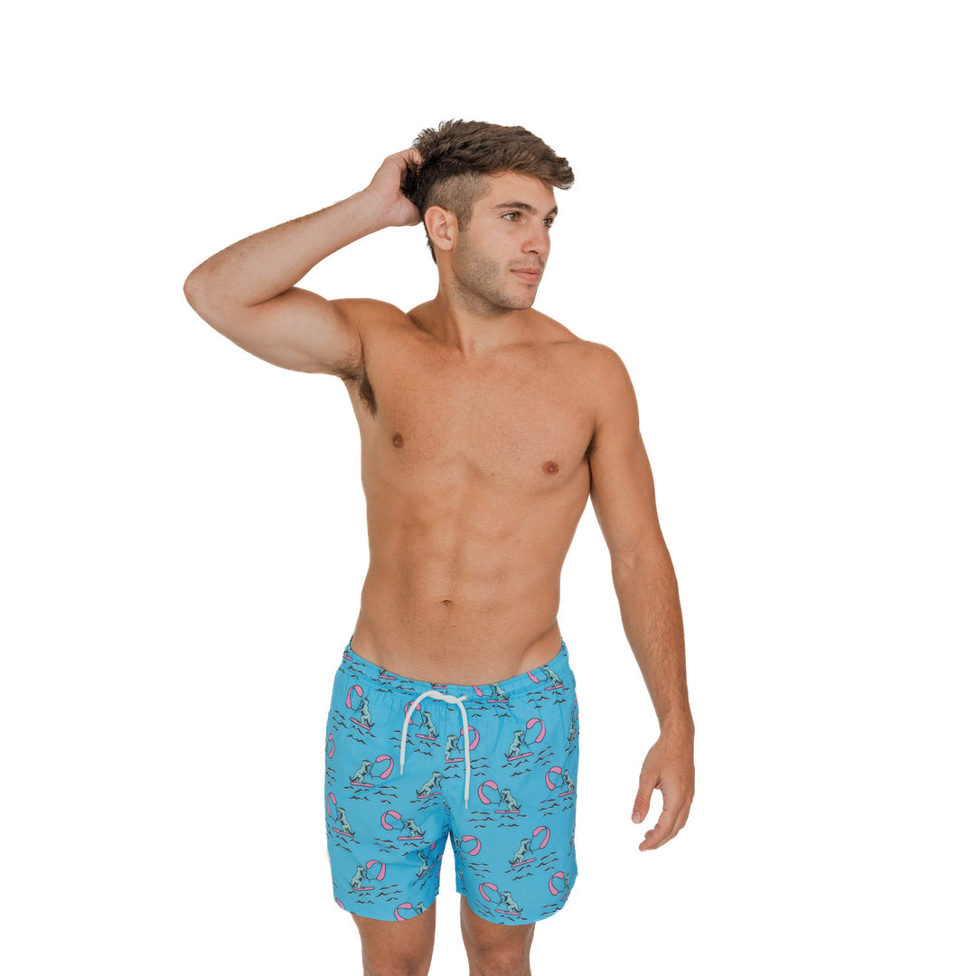 Classic Swim Shorts - Jurassic Surfer