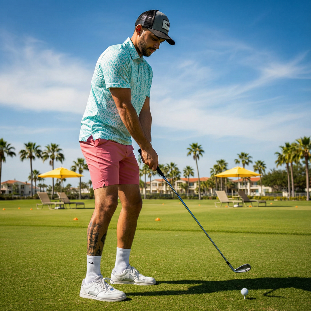 Performance Short Sleeve Polo Shirt - Longtail