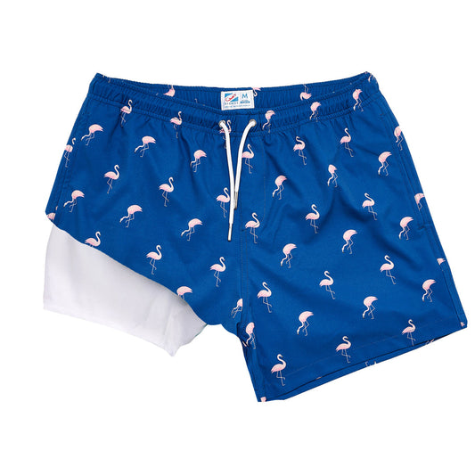 Classic Swim Shorts with Compression Liner - Miami