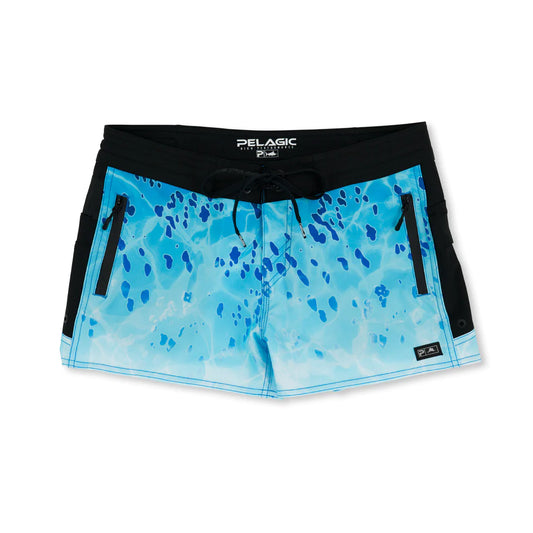 Women's Ocean Master Board Shorts - Dorado - Blue