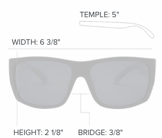 Captain Sunglasses - Black/Blue