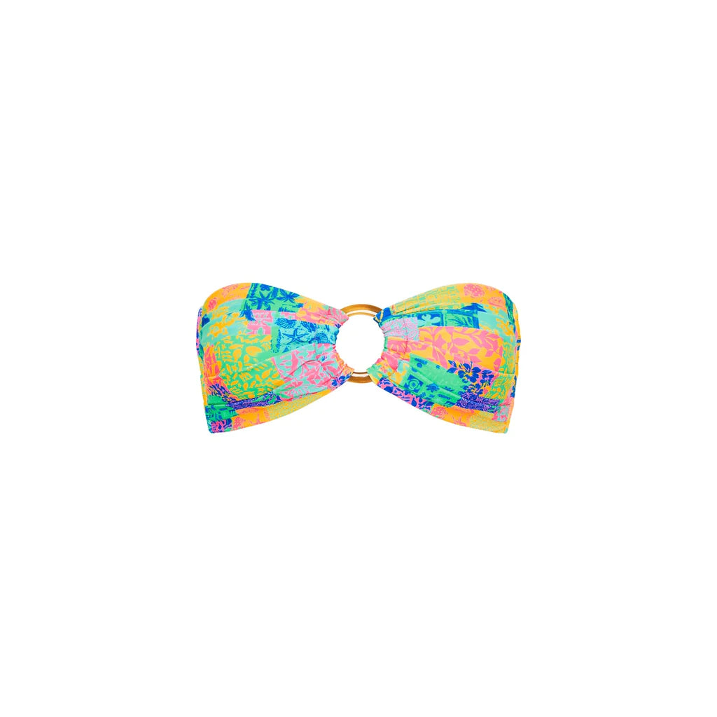 Strapless Bandeau Top - Tropic Rodeo