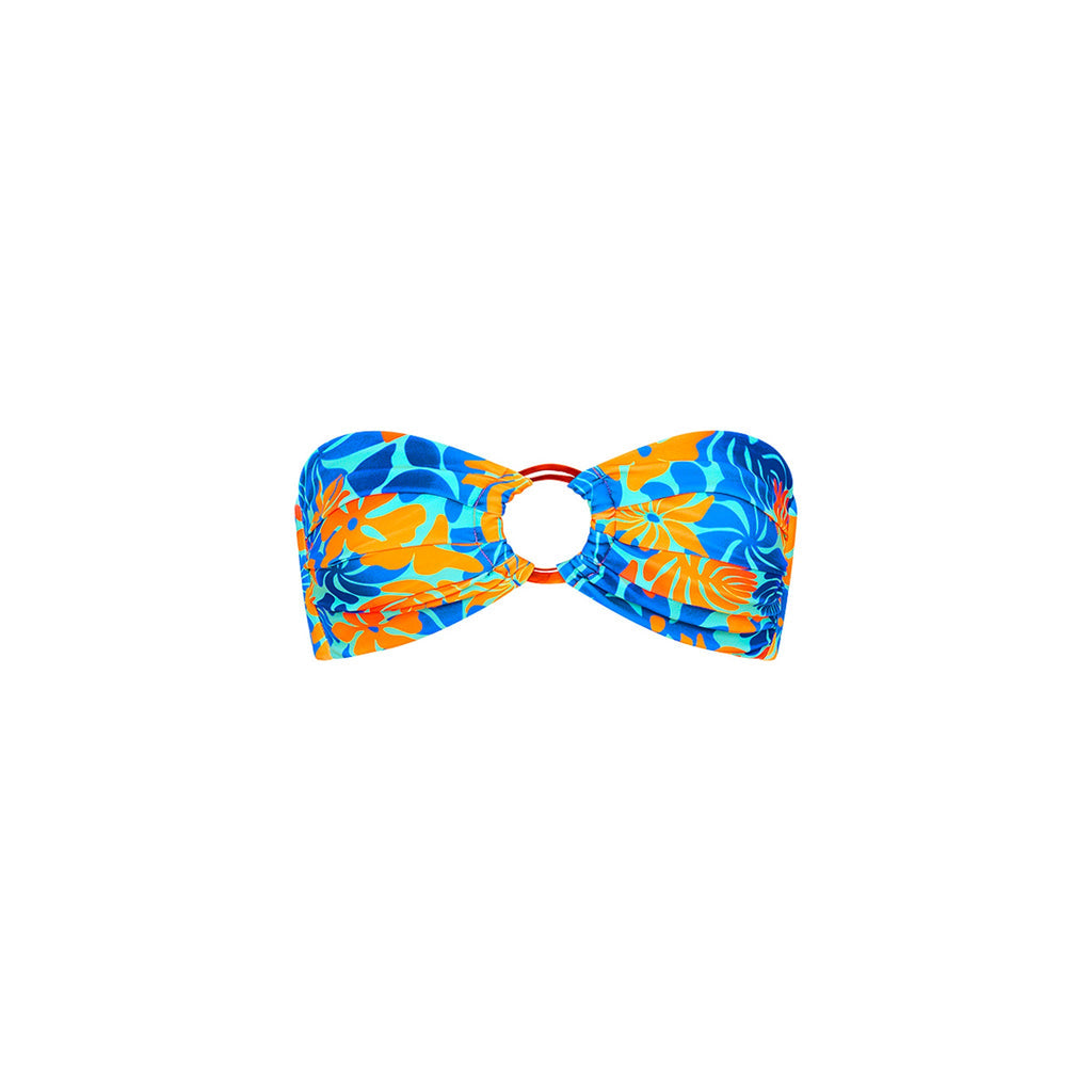 Strapless Bandeau Top - Azure