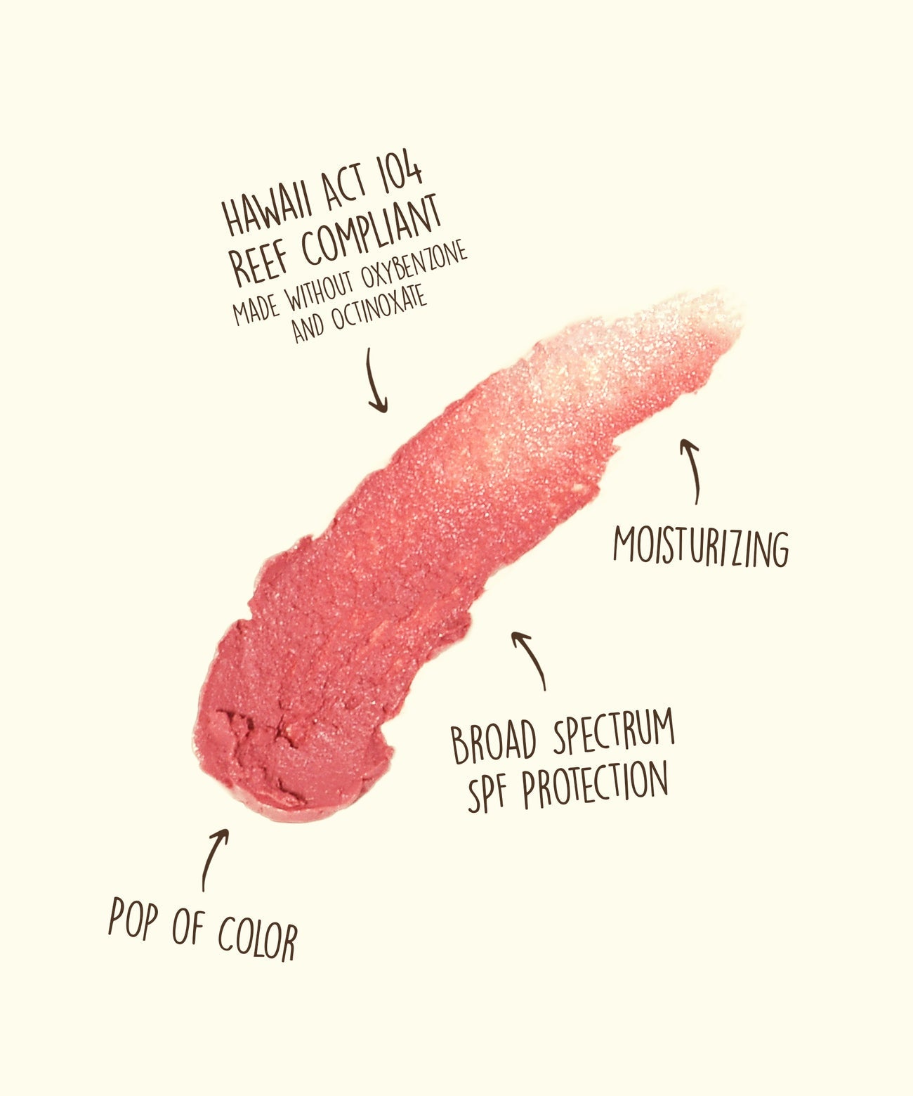 Tinted SPF 15 Lip Balm - Sunset Cove