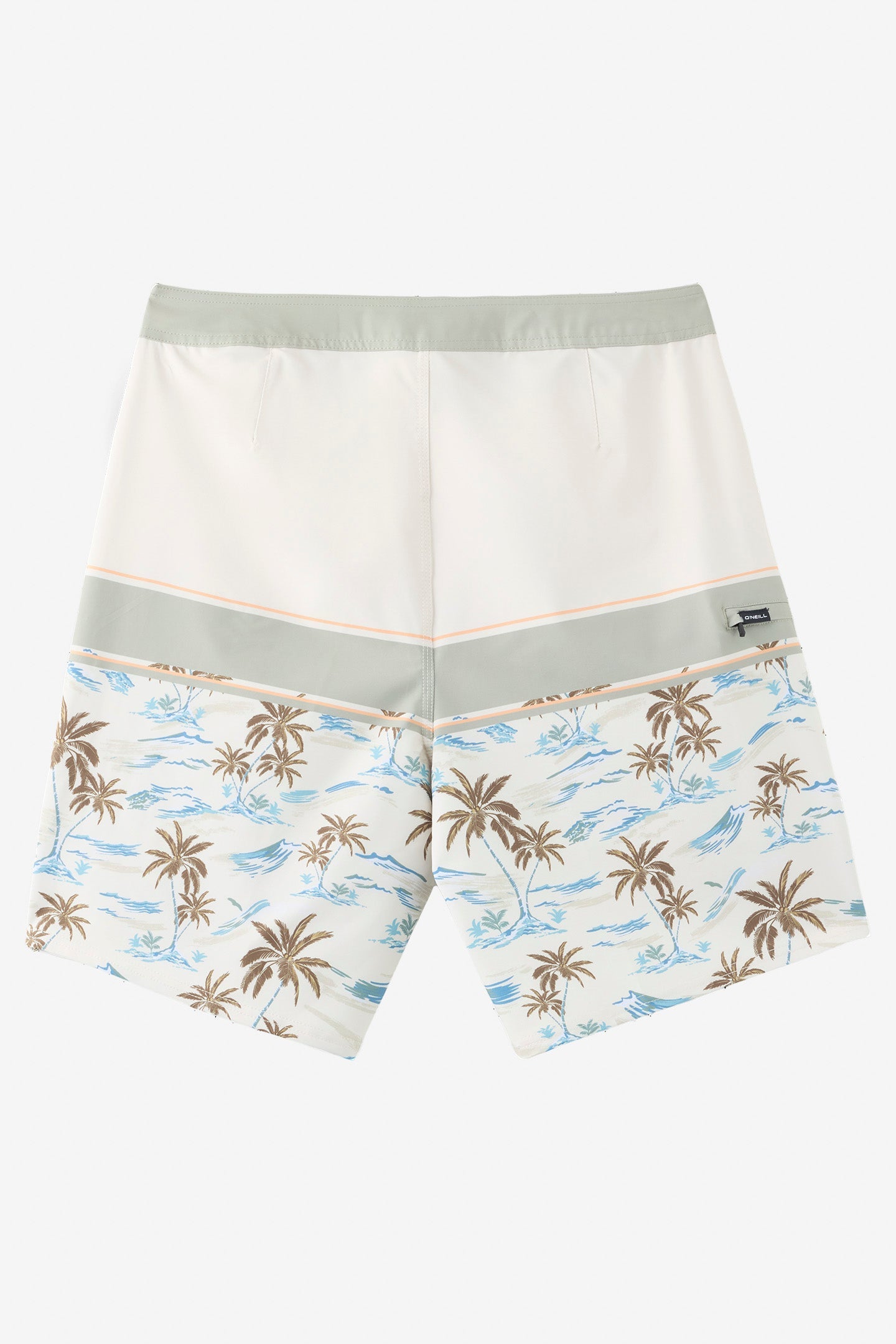Hyperfreak Heat Block 19" Board Shorts - Cream