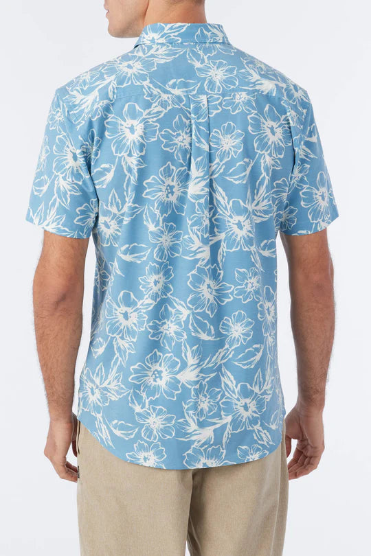 Traveler UPF Traverse Standard Short Sleeve Button-Down Shirt - Blue Shadow