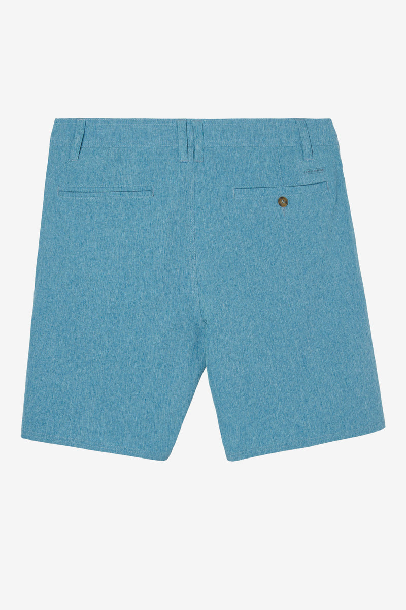 Reserve Heather 19" Hybrid Shorts - Bay Blue