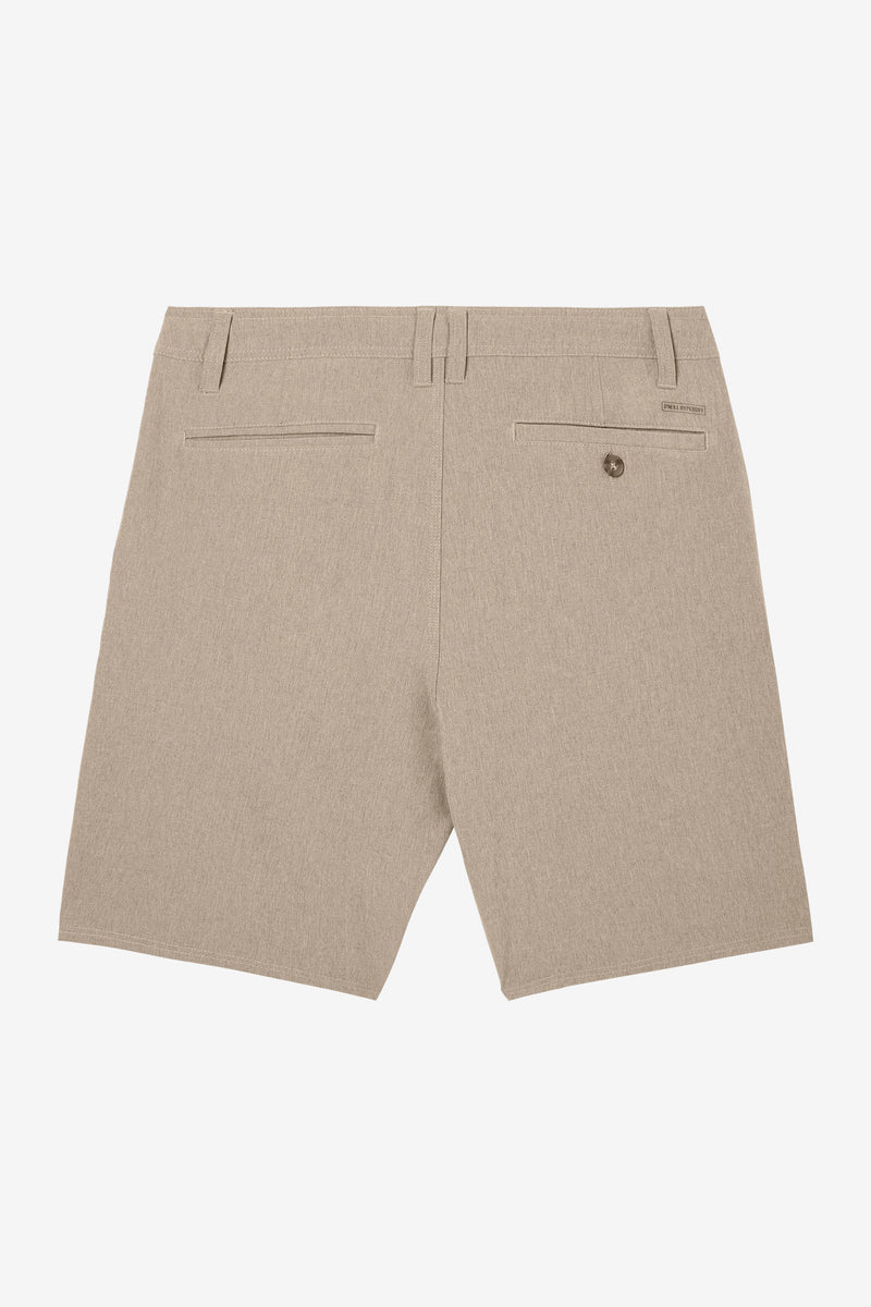Reserve Heather 19" Hybrid Shorts - Khaki