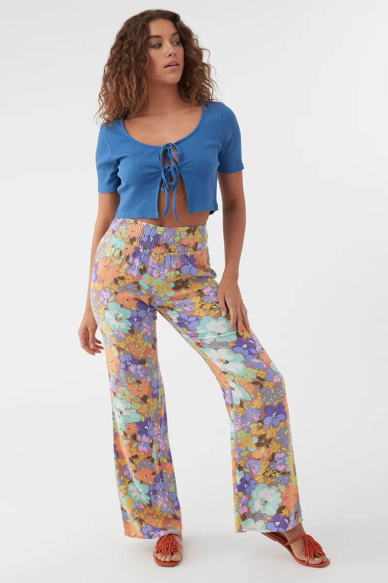 Johnny Sami Floral Pants - Orange/Purple