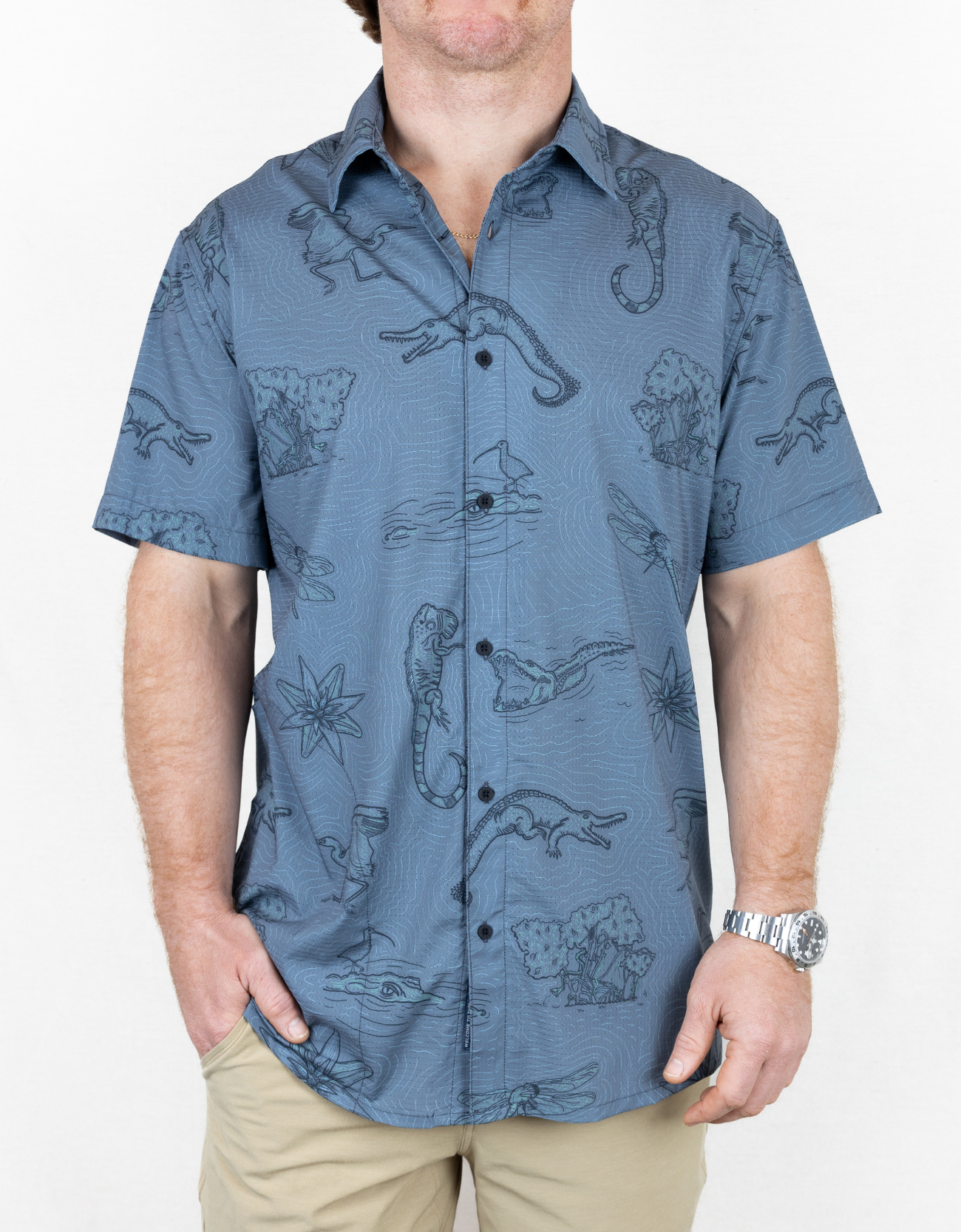 Mojave Short Sleeve Button-Down Shirt - El Manglar