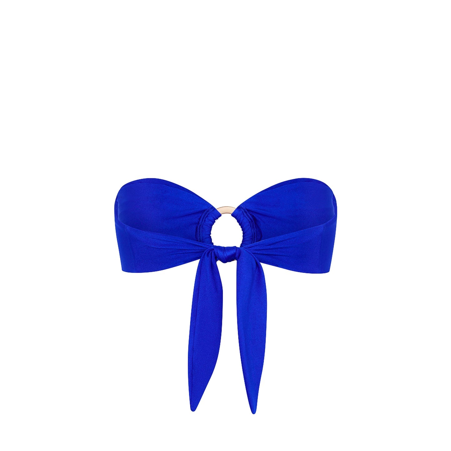 Strapless Bandeau Top - Blue Lagoon Shimmer