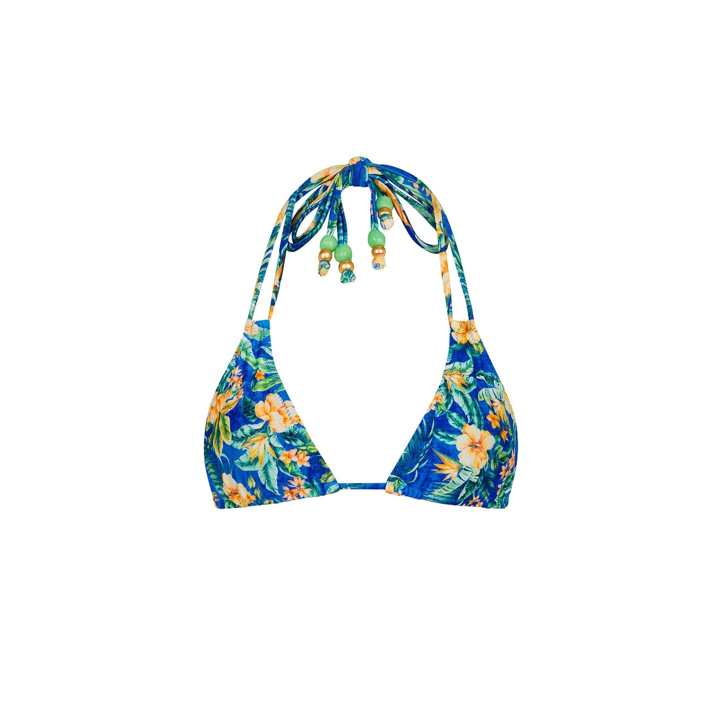 Halter Bralette Top - Tropez Tides Shimmer
