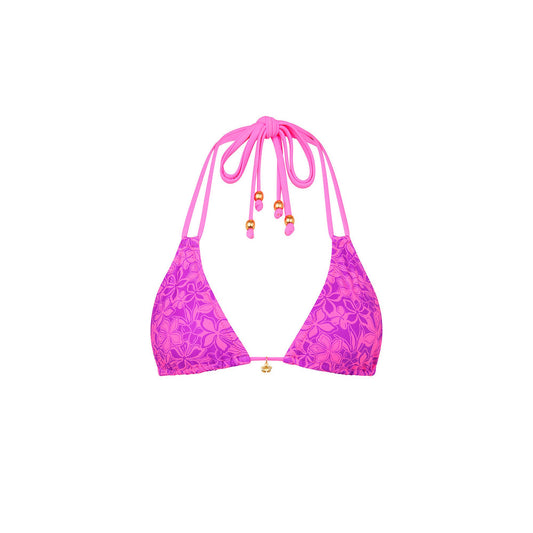 Halter Bralette Top - Bubble Berry