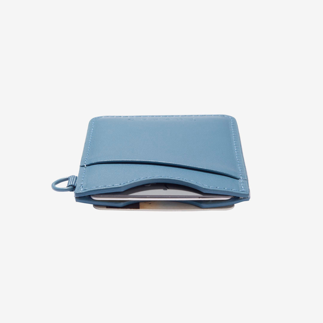 Vertical Wallet - Surf Blue