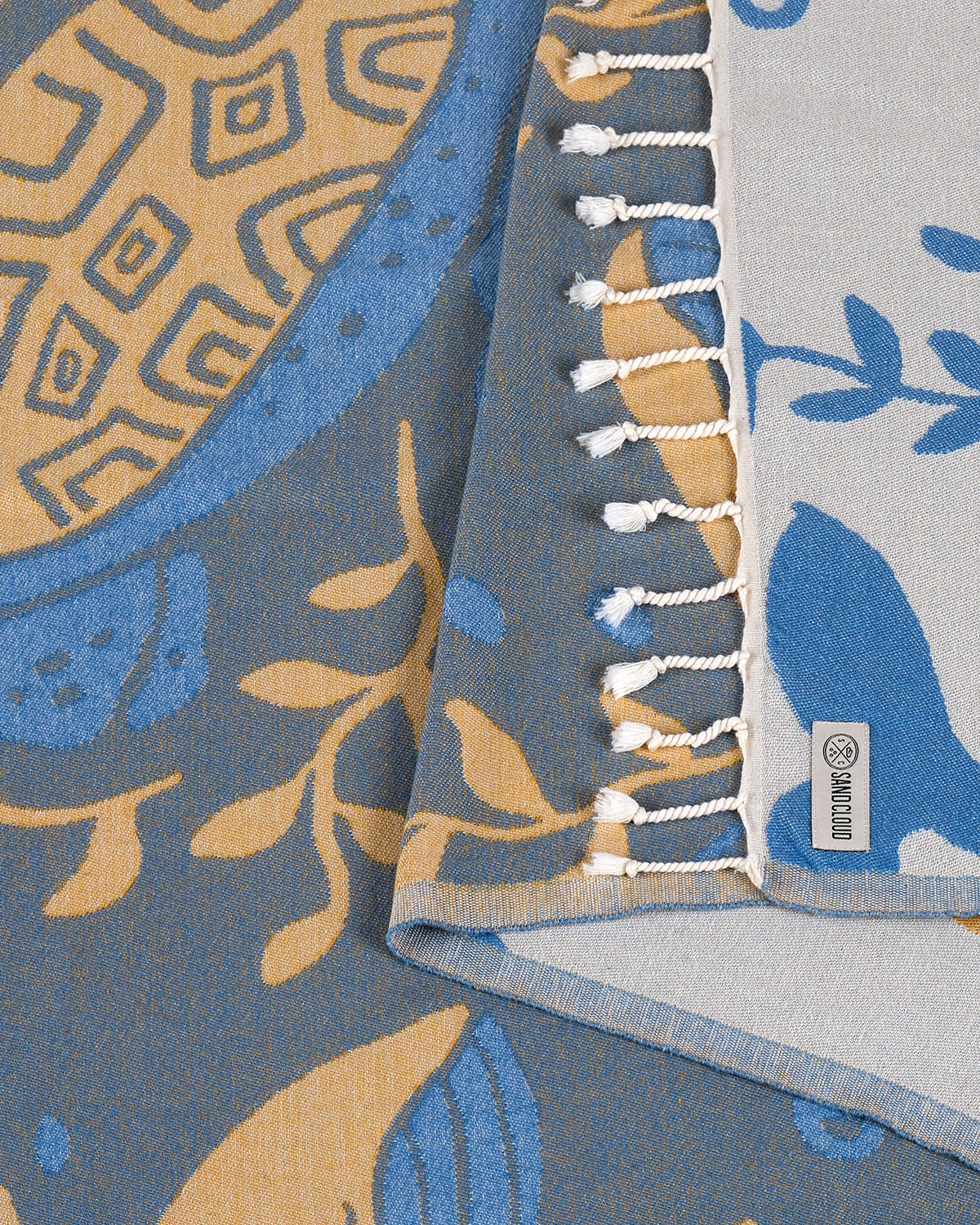 Turkish Towel - Barrier Reef (Natural)