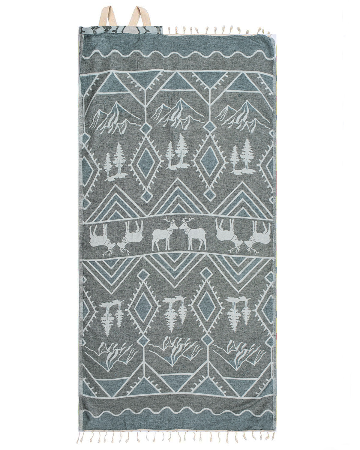 Turkish Towel Bag - Rocky (Ice Blue)