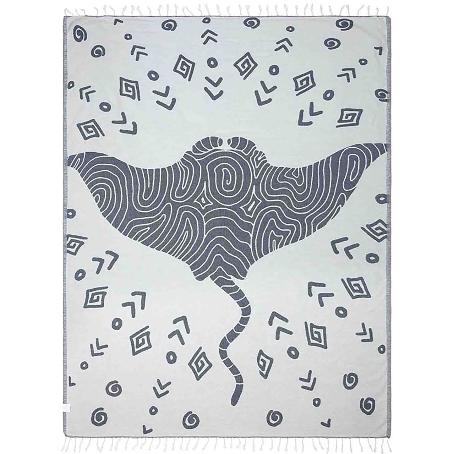 Large Turkish Towel - Mr. Ray (Navy)