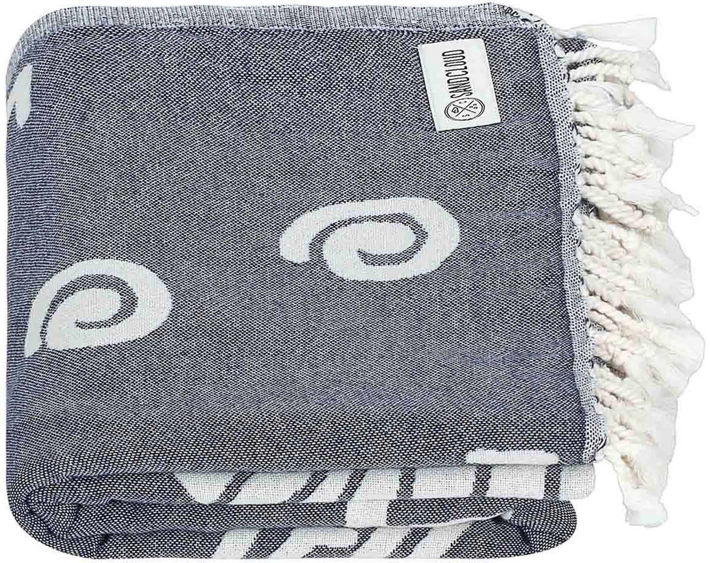 Large Turkish Towel - Mr. Ray (Navy)