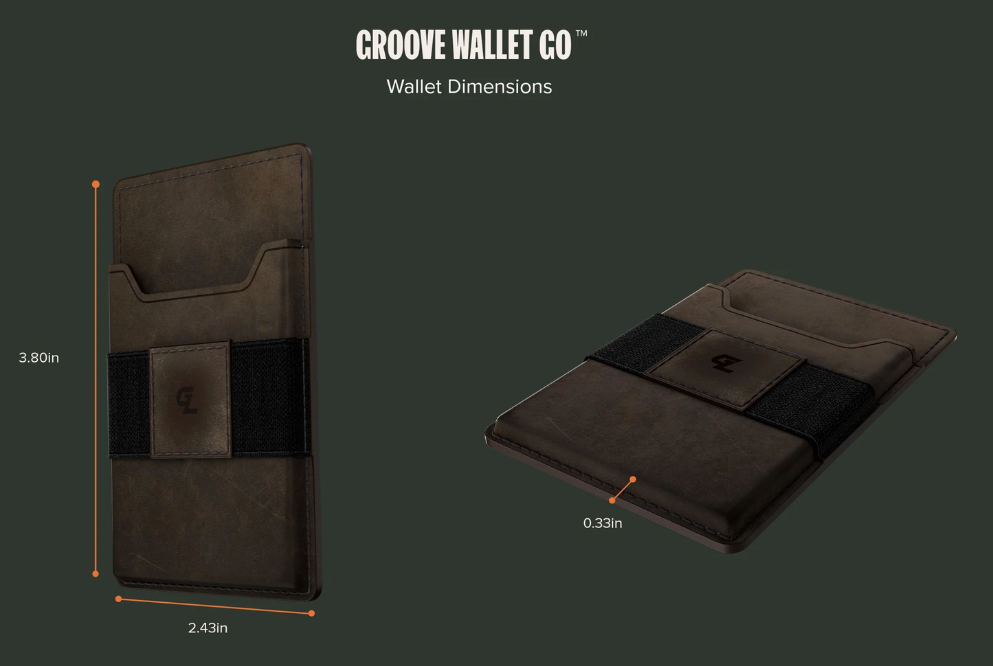 Groove Wallet Go - Black