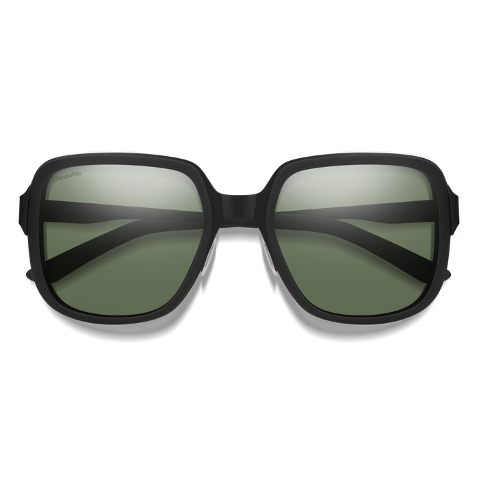 Aveline Sunglasses - Matte Black/ChromaPop Polarized Grey-Green