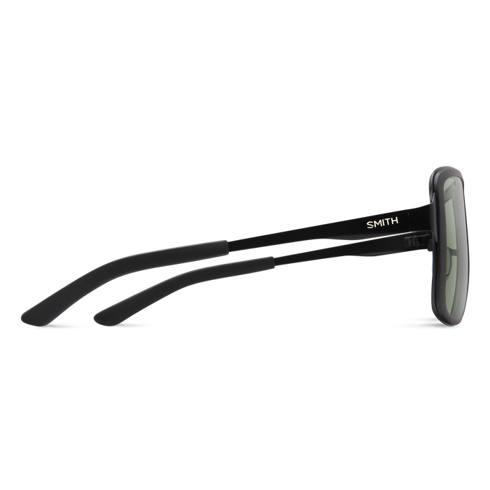 Aveline Sunglasses - Matte Black/ChromaPop Polarized Grey-Green