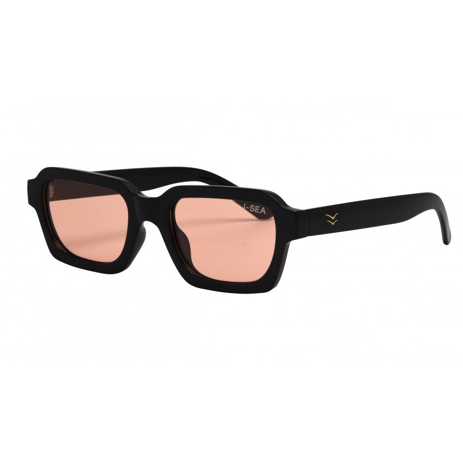 Bowery Sunglasses - Black/Peach